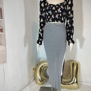 Gray Women's Skirt